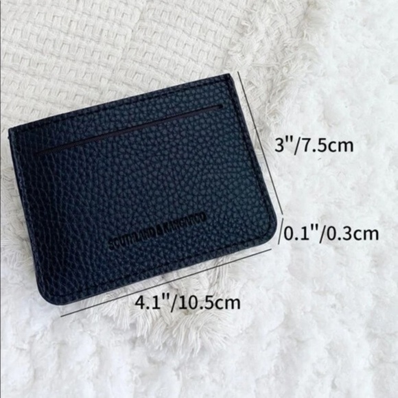 Faux Leather Embossed Card Holder - Picture 6 of 8